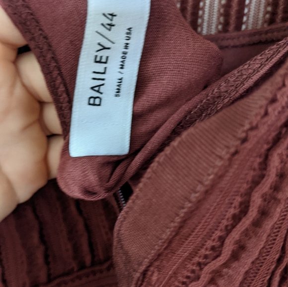 Bailey 44 Allesandra Ruffle Pointelle Dress Sheer - Picture 11 of 14